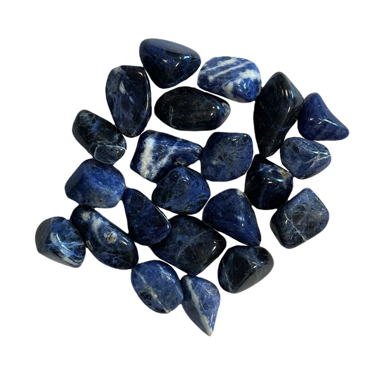 Sodalite AA tumbled stones 250g