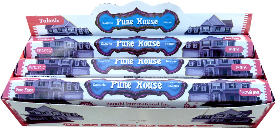 Incense tulasi sarathi pure house hex 20g