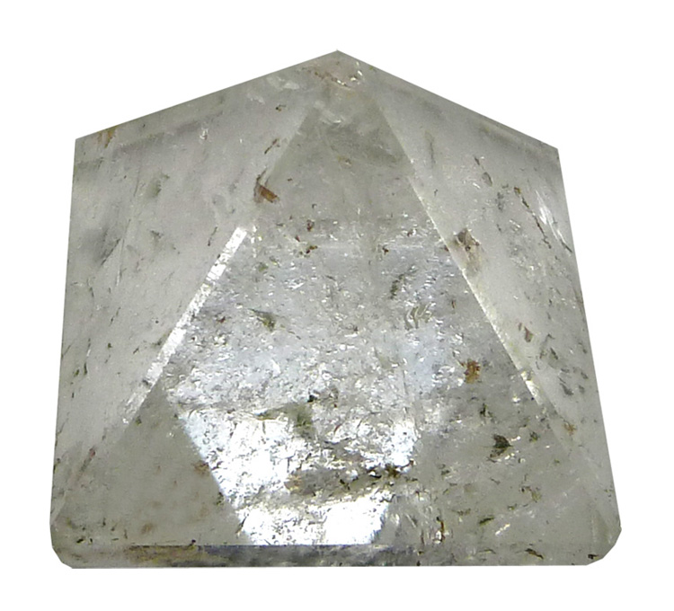 'AAA' rock crystal pyramid 2.5cm