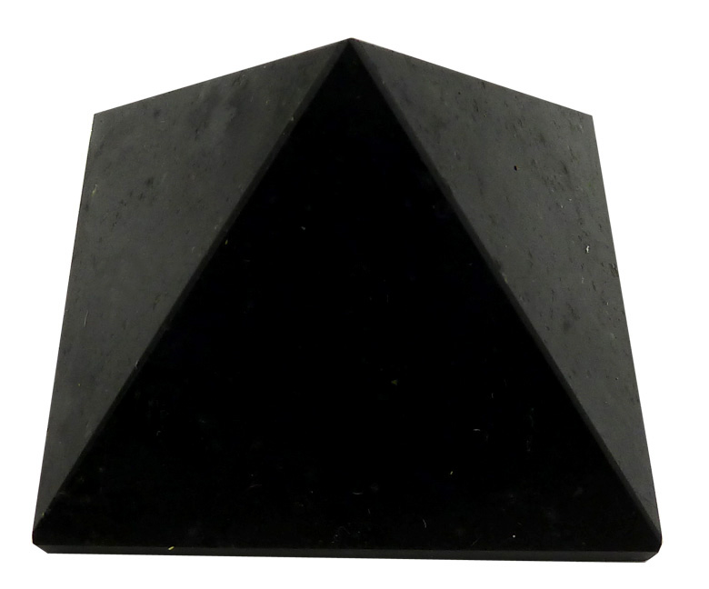 'AAA' black obsydian 4.5cm pyramid