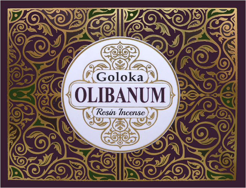 Goloka Oliban resin display stand 12 x 50g