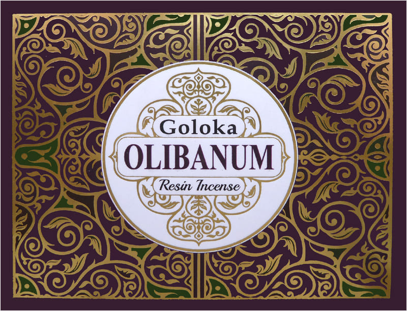 Goloka Oliban resin display stand 12 x 50g