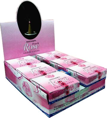 Fresh rose satya incense cones