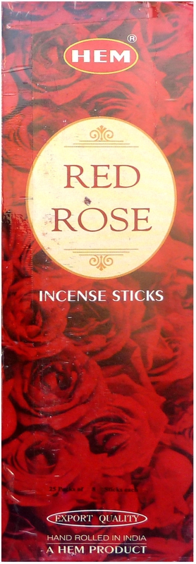 Red Rose Hem Incense Hexa 20g
