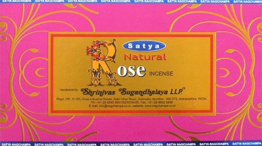 Natural Rose Satya incense 15g