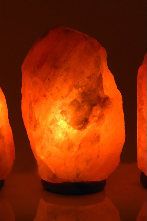 Natural Lamp M with Wooden Base 4-7 Kg