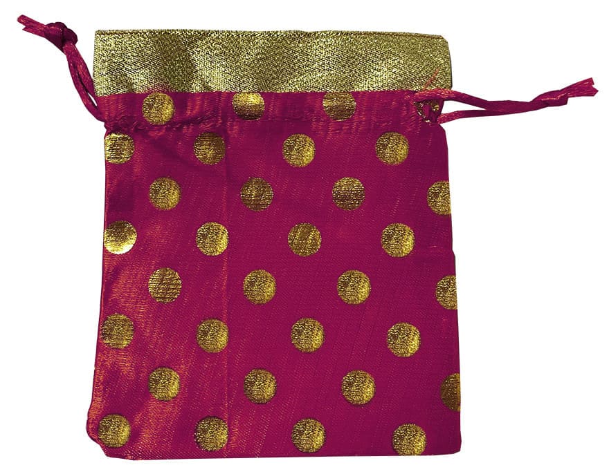 Small Red Satin Bags, Pack of 50