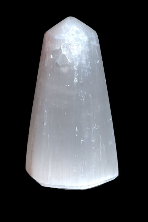 Selenite Crystal Wand 10cm 150g
