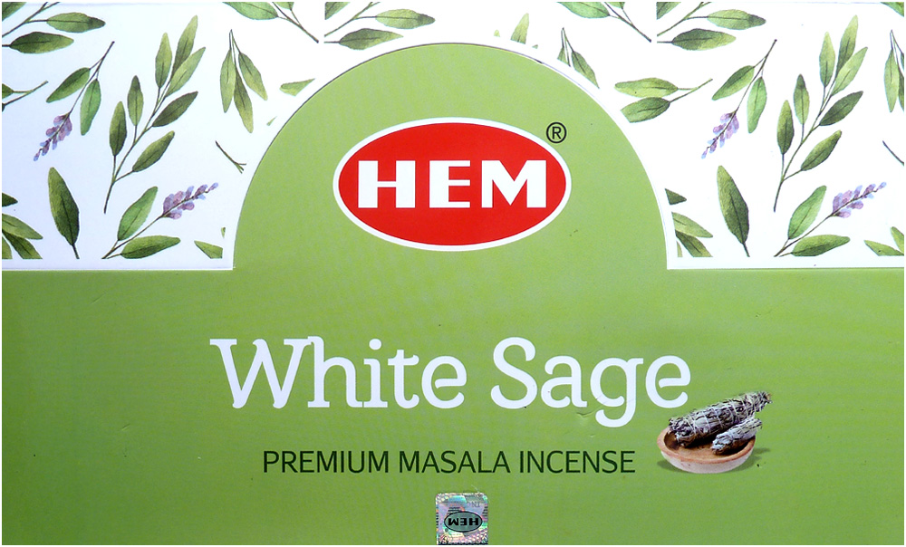 White Sage Hem premium masala incense 15g
