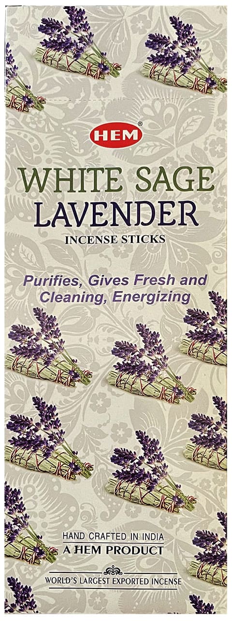 Hem White Sage & Lavender Hexa Incense 20g