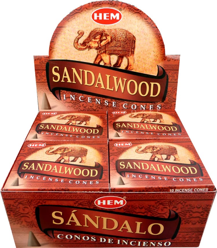Hem incense sandalwood cones