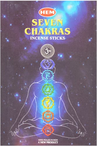 Incense Hem Seven Chakras pouch