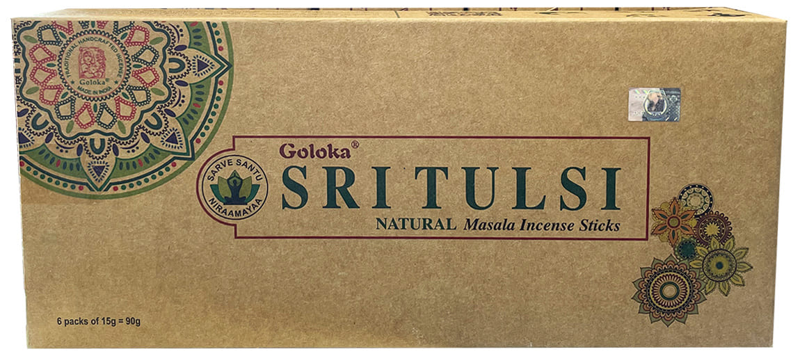 Goloka Sritulsi Basil Natural masala 6x15g