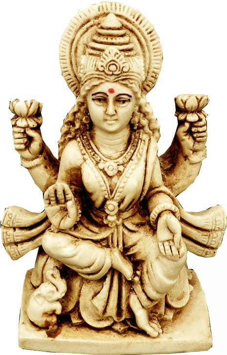 Statue laxmi resin 11cm