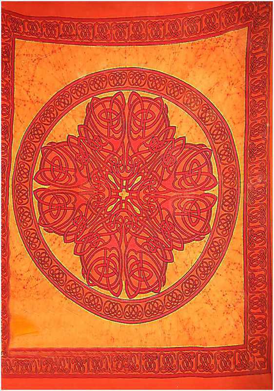 Batik Mandala Tapestry