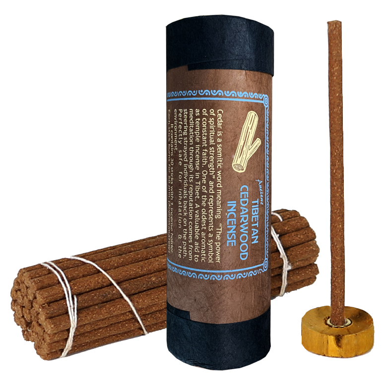 Natural Tibetan Incense Cedar 35g