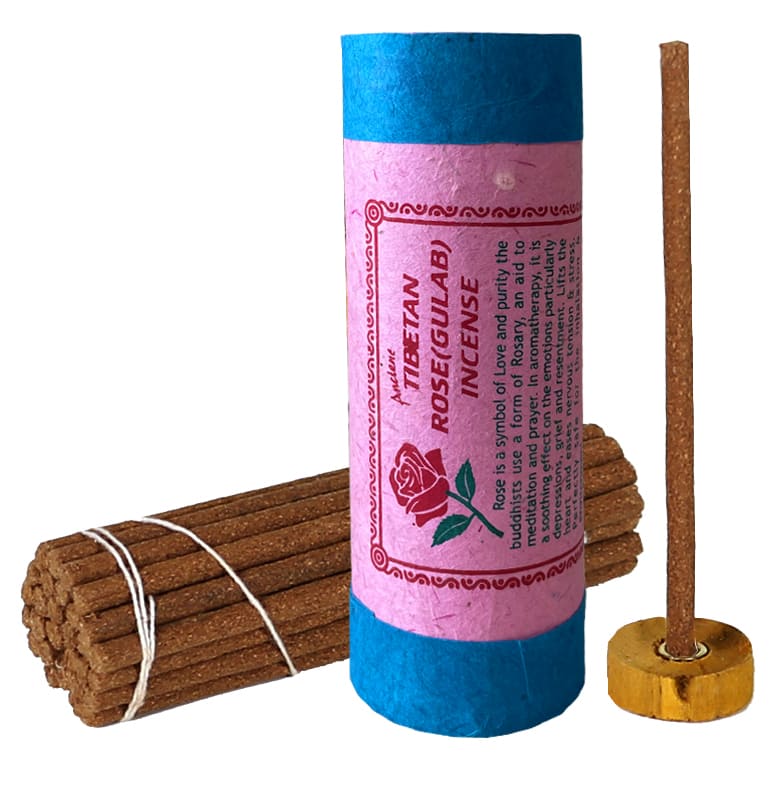 Natural Tibetan Incense Rose 35g