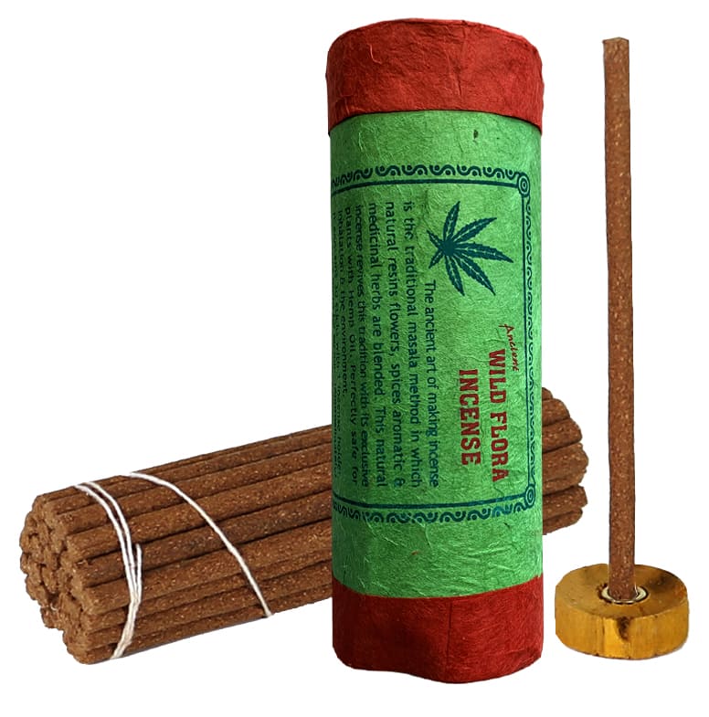 Natural Tibetan Incense Wild Flora hemp 35g