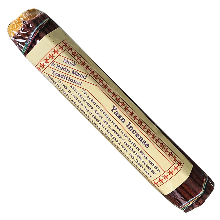 Tibetan traditional incense Yaan-Musk & herbs 60g