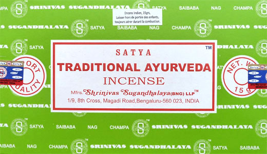Traditional ayurveda satya incense 15g