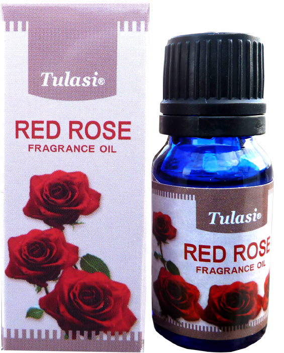 Perfumed tulasi oil red rose 10mL x 12