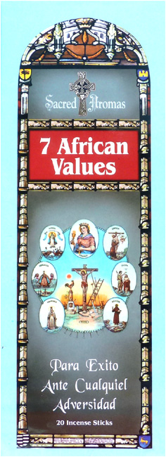 Incense tulasi sarathi 7 african values hex 20g