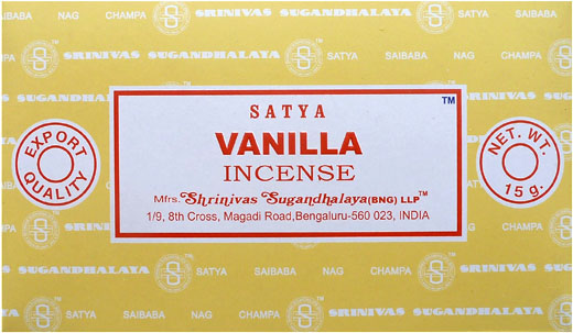 Vanilla satya incense 15g
