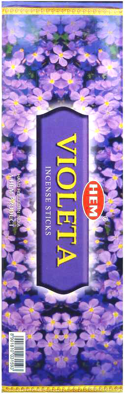 Violet Hem Incense Hexa 20g
