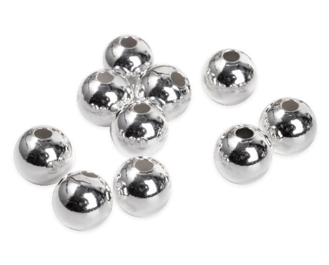 925 Silver Charm Beads Balls 8mm x 5