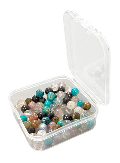 Plastic bead storage box 5.5cm x12