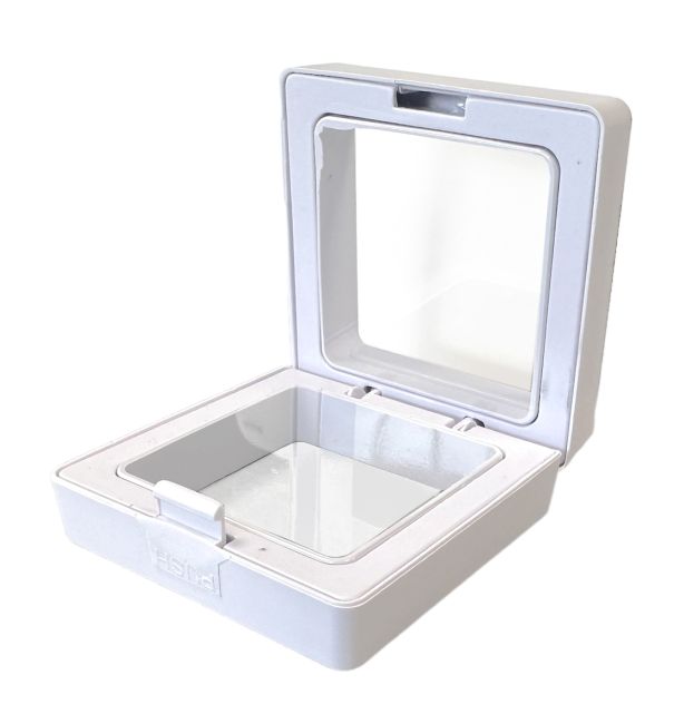 White Frame Box for Jewelry 4.5 cm x10