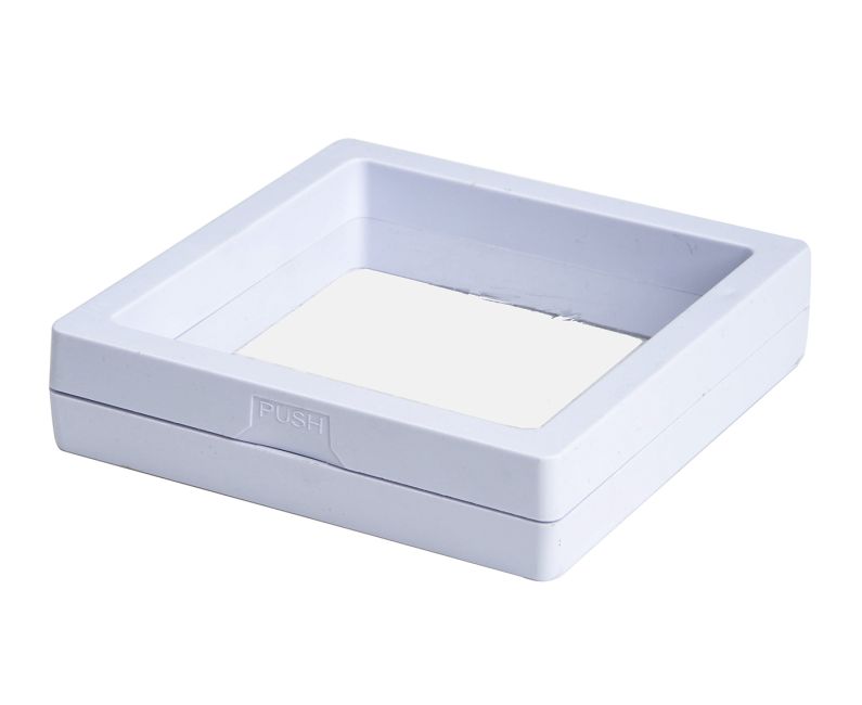 White Frame Box for Jewelry 9cm x10