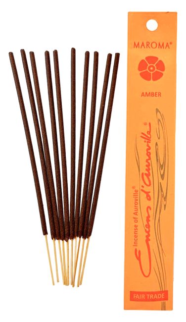 Auroville Amber Incense 5x 10 Sticks