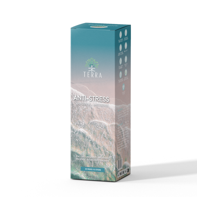 TERRA Anti Stress incense without charcoal 12grs