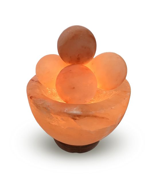 Himalayan Salt Lamp - Bowl with salt balls
