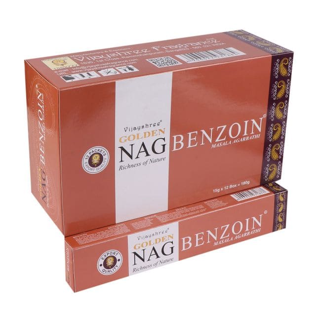 Vijayshree Golden Nag Benzoin Incense 15g