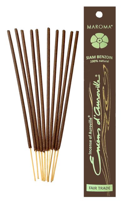 Auroville Siam Benzoin incense 5x 10 Sticks