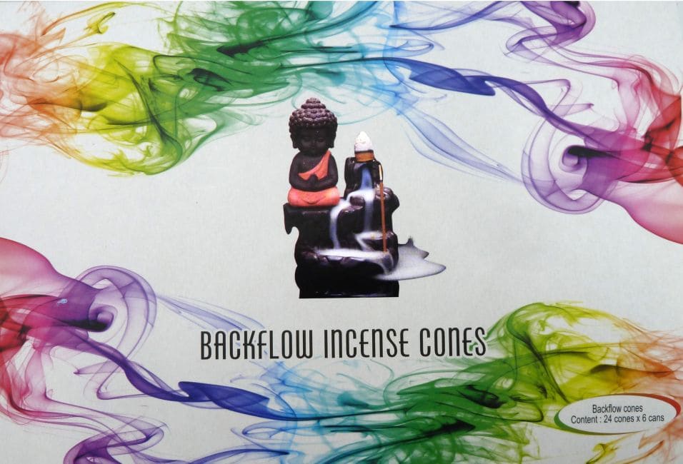 incense at Goloka Nature's Coconut backflow cones 6pcs|gb