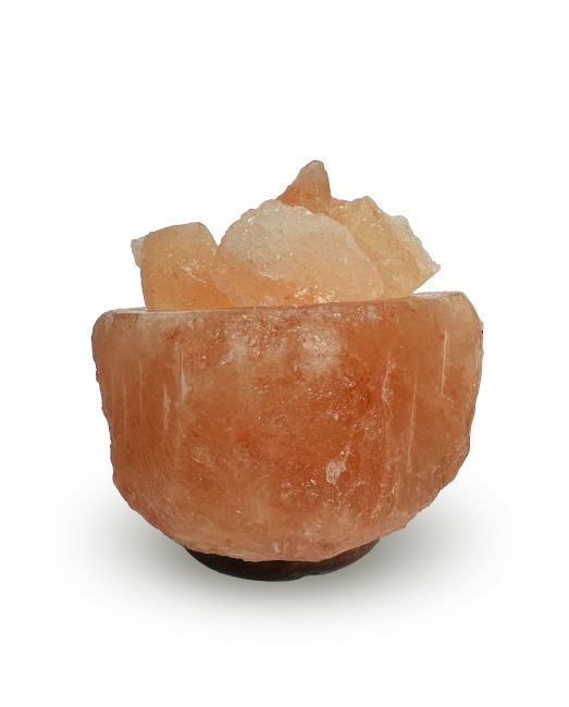 Himalayan Salt Lamp - Bowl with Blocks