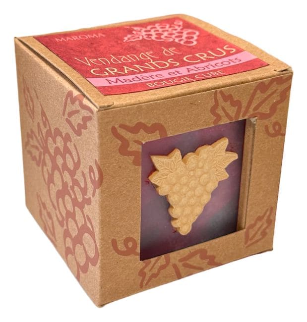 incense at Maroma Candle Madeira and Apricots in Cube 290g|gb