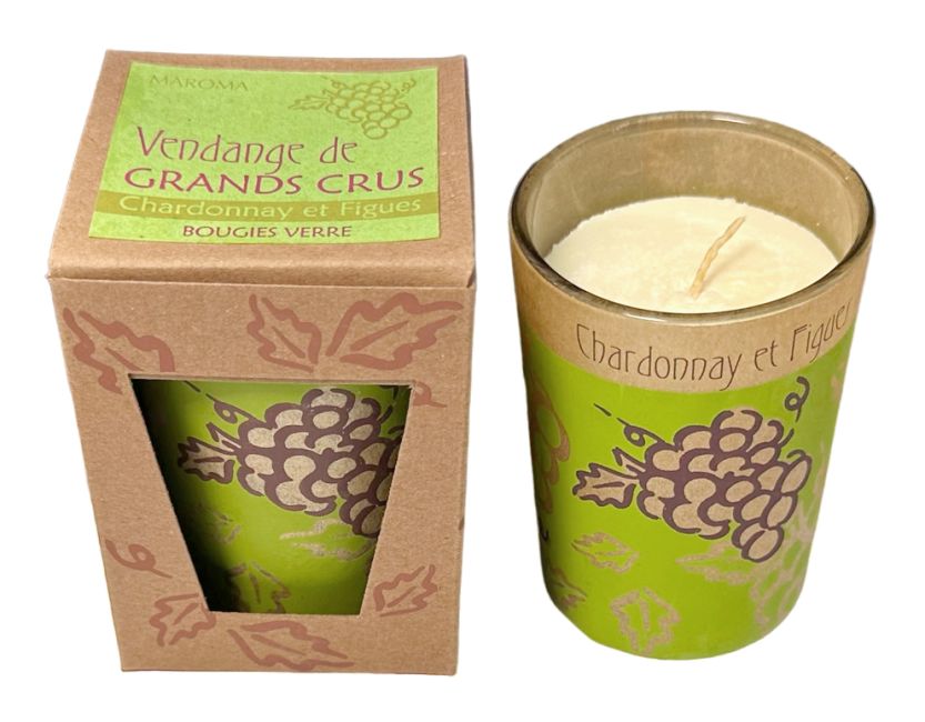 Maroma Chardonnay and Figs candle in glass 95g