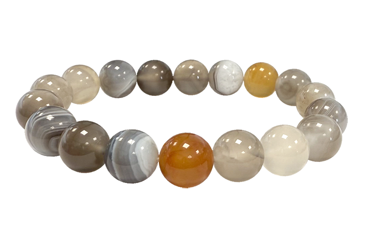 incense at Botswana Agate Bracelet A 10mm Beads