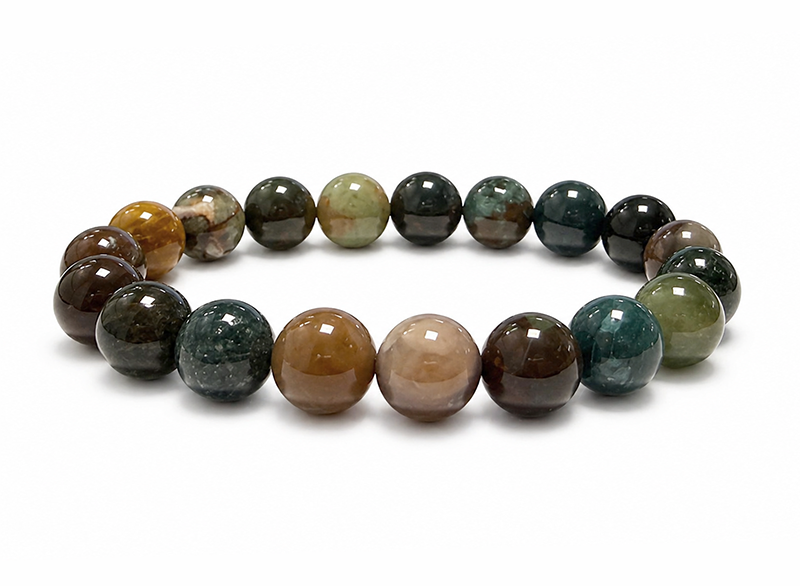 Indian Agate Bracelet A 10mm Beads