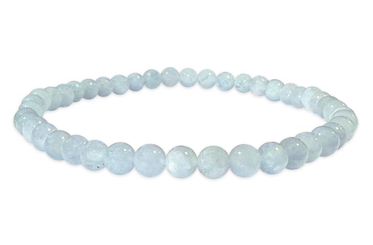 Aquamarine bracelet A beads 4-5mm
