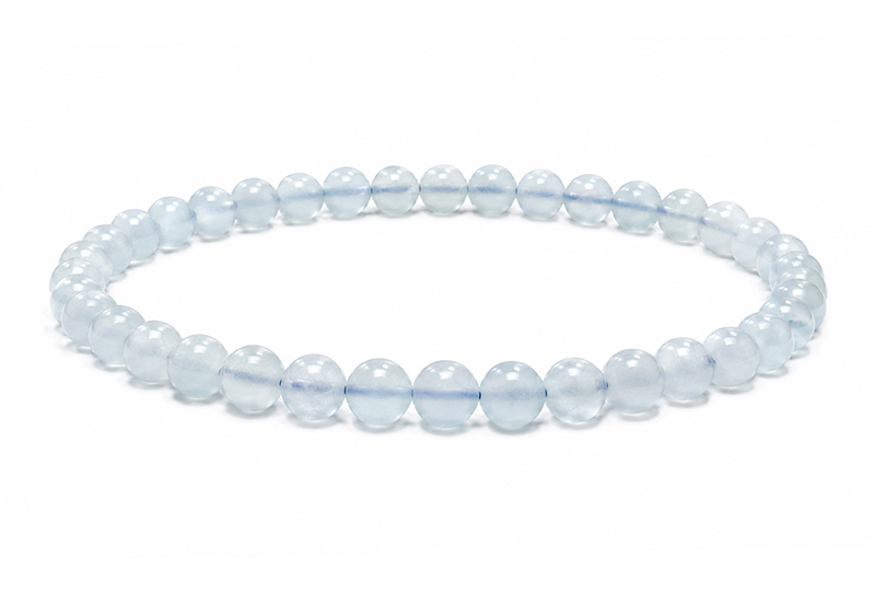 Aquamarine Bracelet A 4-5mm Beads