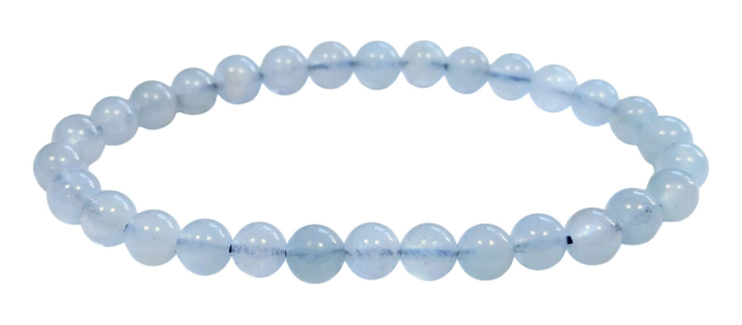Aquamarine Bracelet AA pearls 5.5-6.5mm