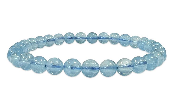 Aquamarine Pearl AAA Bracelet 6mm