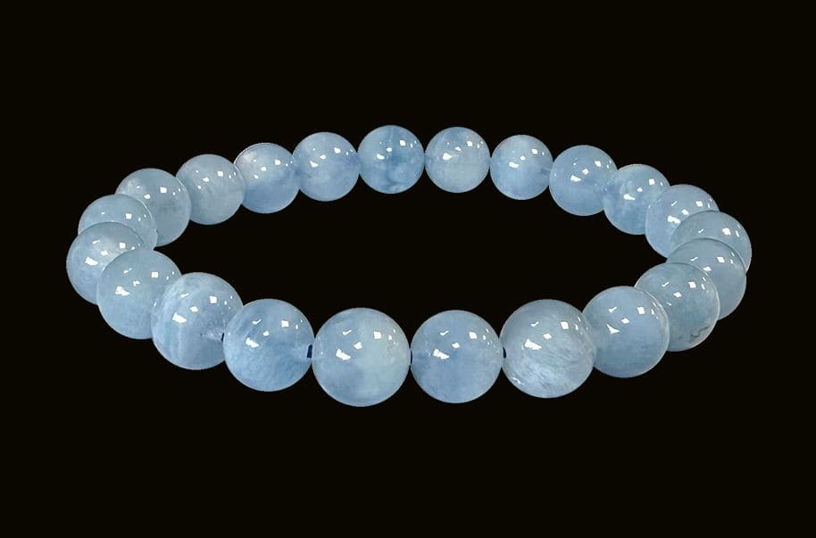 Aquamarine Pearl A+ Bracelet 7.5-8.5mm