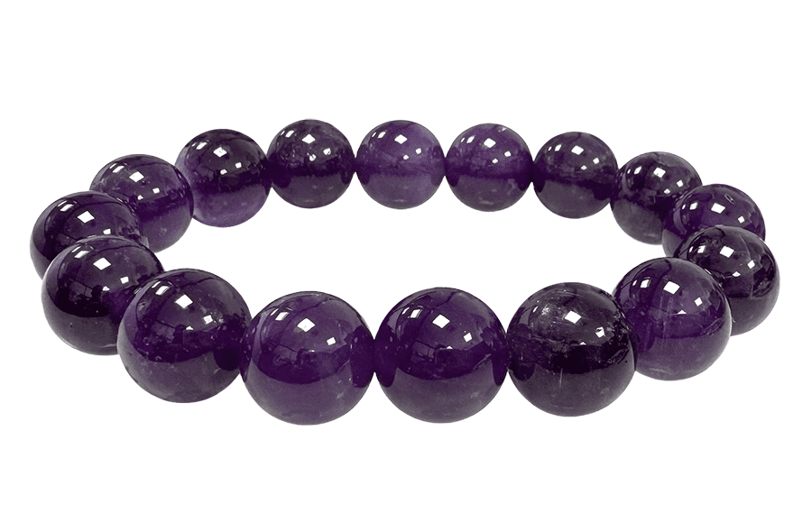 Amethyst 12mm A pearls Bracelet