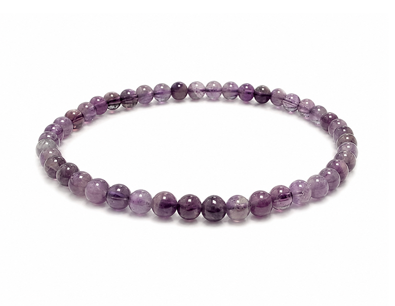 Amethyst A Bracelet 4-5mm Beads